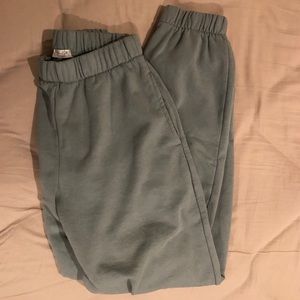 brandy melville sage green rosa sweatpants